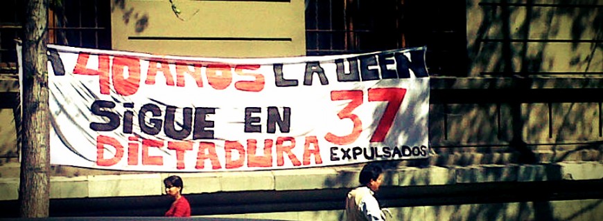 Marcel Claude respalda a los 37 estudiantes expulsados de la Universidad Central